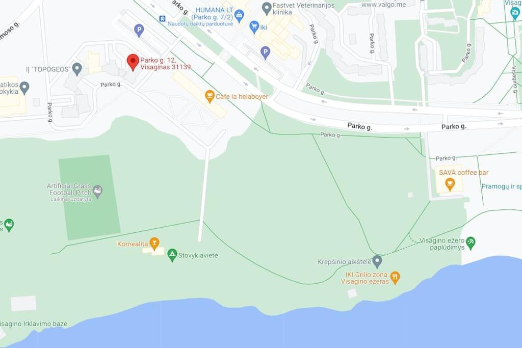 Apartment Erdvus Butas Su Balkonu Salia Ezero Ir Stadiono Visaginas